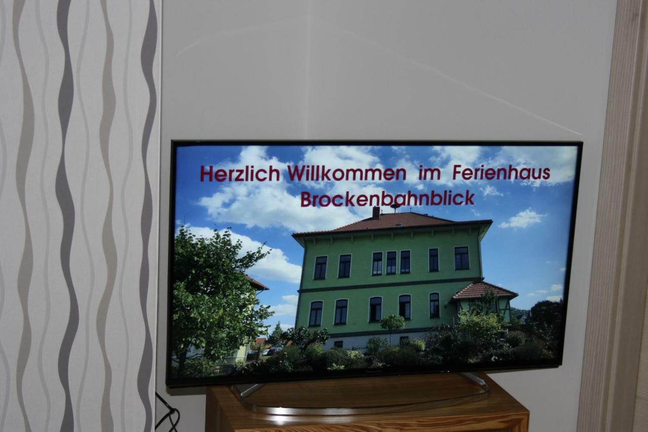 Ferienhaus Brockenbahnblick ヴェルニゲローデ エクステリア 写真